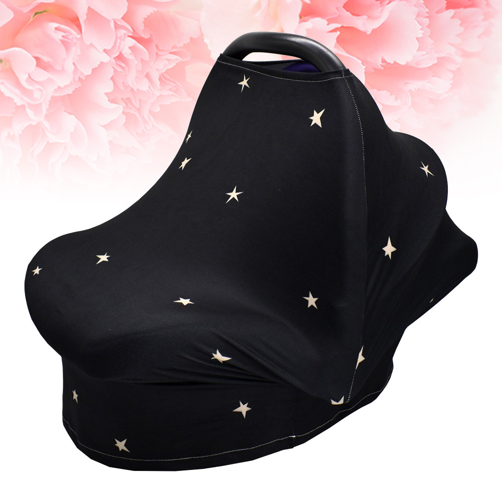 Infant Car Seat Cover - Star Sky Pattern Nursing Cover for