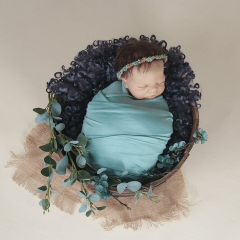 Baby Swaddle Blanket - Newborn Photography Stretch Wrap Swaddle Blanket,