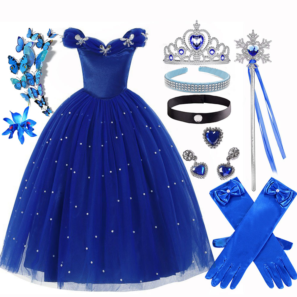 Baby Products Manufacturers - Summer Christmas Luxury Cinderella Clothes For
