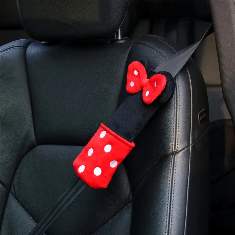 Infant Car Seat Cover - Cartoon Car Safety Seat Belt Cover