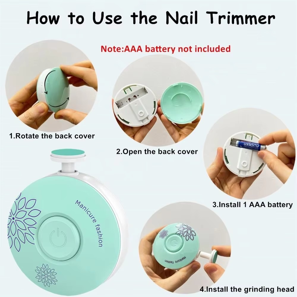 Baby Nail Trimmer Electric - Electric Baby Nail Trimmer Kit Infant