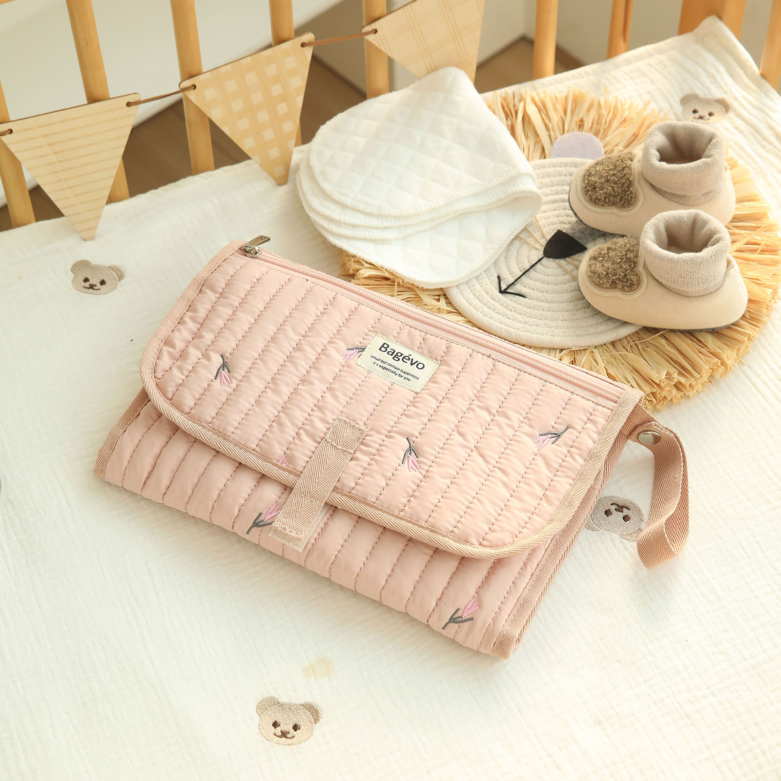 Diaper Changing Mat - Baby Compact Diaper Changing Travel Bag