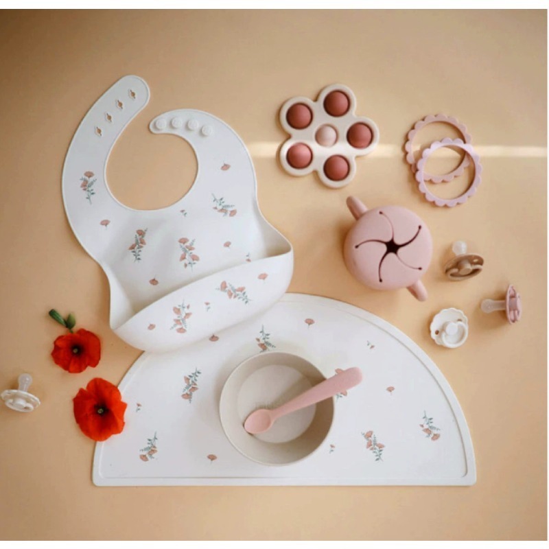 Suit Cute Feeding Bib, Food Bi - đánh giá và giá Silicone Baby Bibs