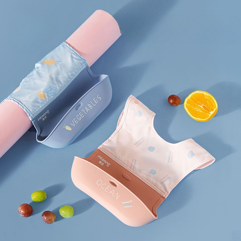 Children's Waterproof Bib Baby - đánh giá và giá Silicone Baby Bibs