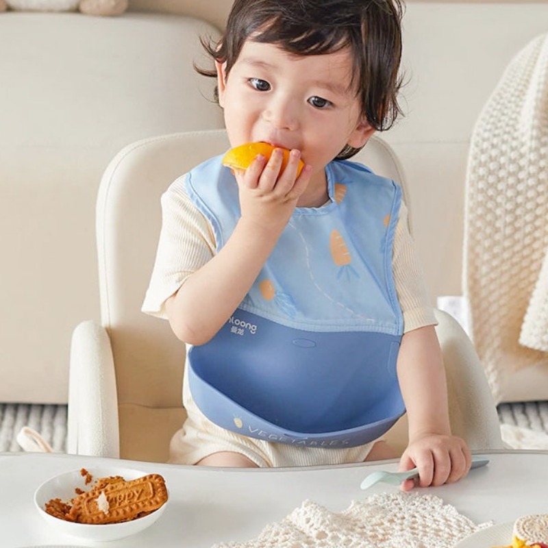 Children's Waterproof Bib Baby - đánh giá và giá Silicone Baby Bibs