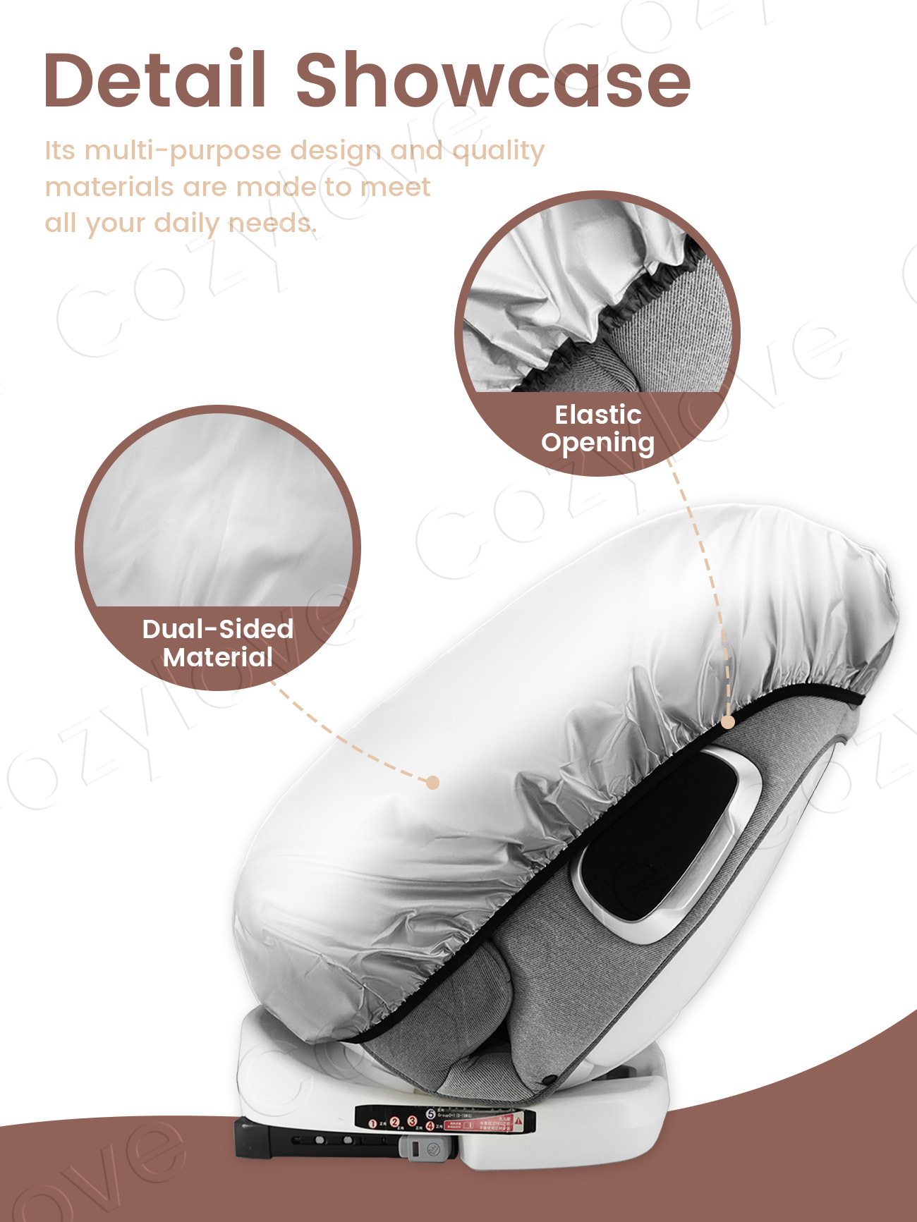 Universal Infant Car  Seat Sun - đánh giá và giá Infant Car Seat Cover