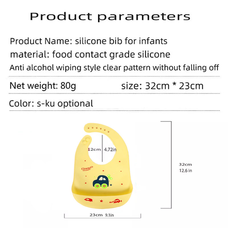 Silicone Baby Feeding Bib Wate - đánh giá và giá Silicone Baby Bibs
