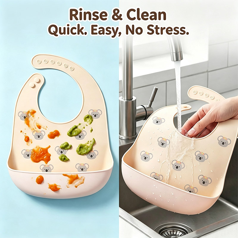 Silicone Baby Feeding Bib Wate - đánh giá và giá Silicone Baby Bibs