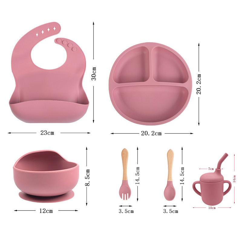 Children's silicone tableware  - đánh giá và giá Silicone Baby Bibs