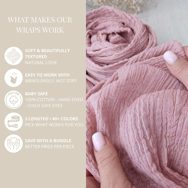 1pcs/ Newborn Photography Wrap - đánh giá và giá Baby Swaddle Blanket
