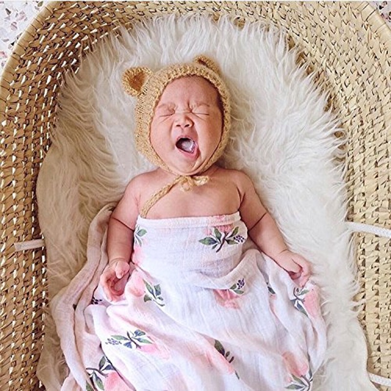 Rose 120x120cm 70% Bamboo 30%  - đánh giá và giá Baby Swaddle Blanket