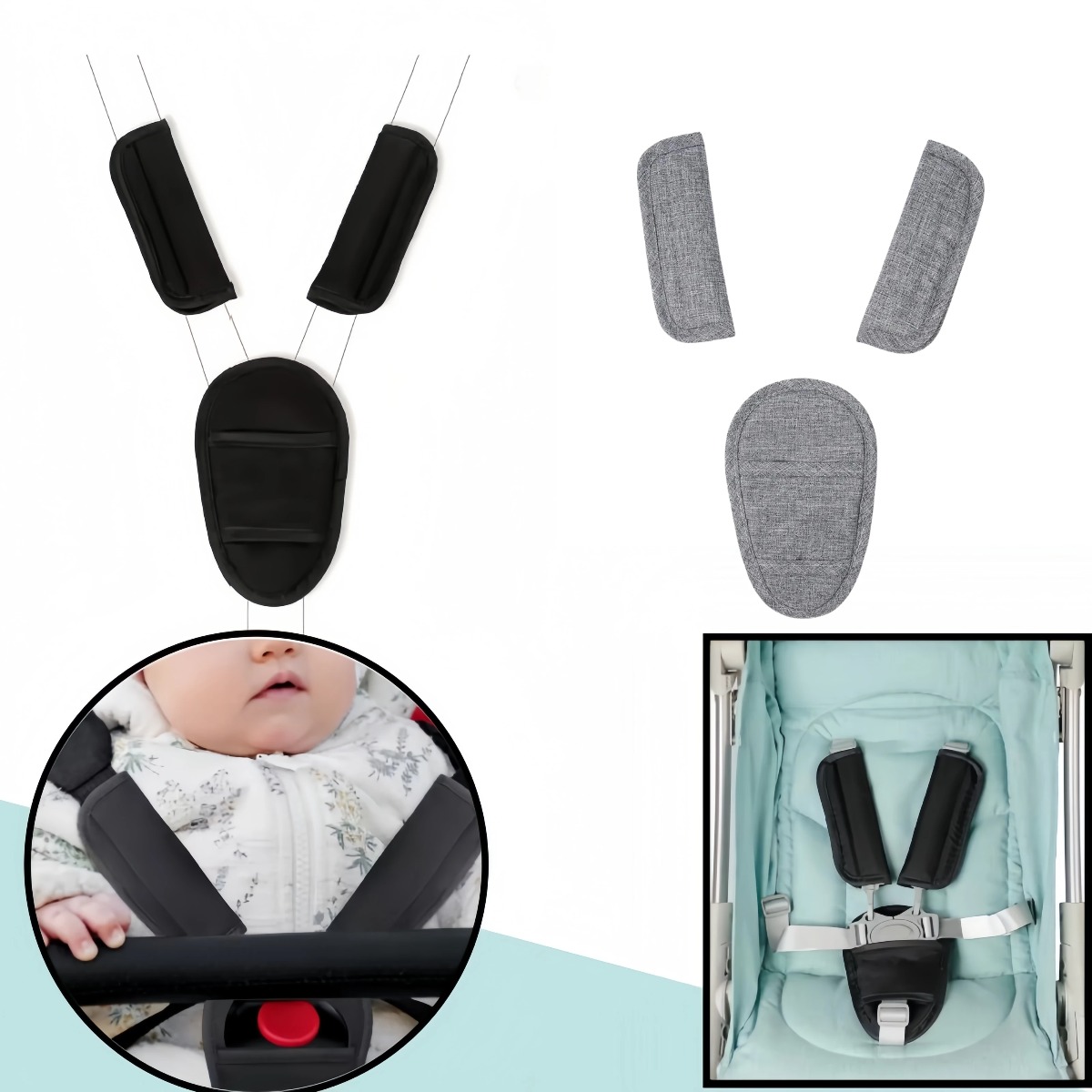 Baby Car Seat Belt Pads Univer - đánh giá và giá Infant Car Seat Cover
