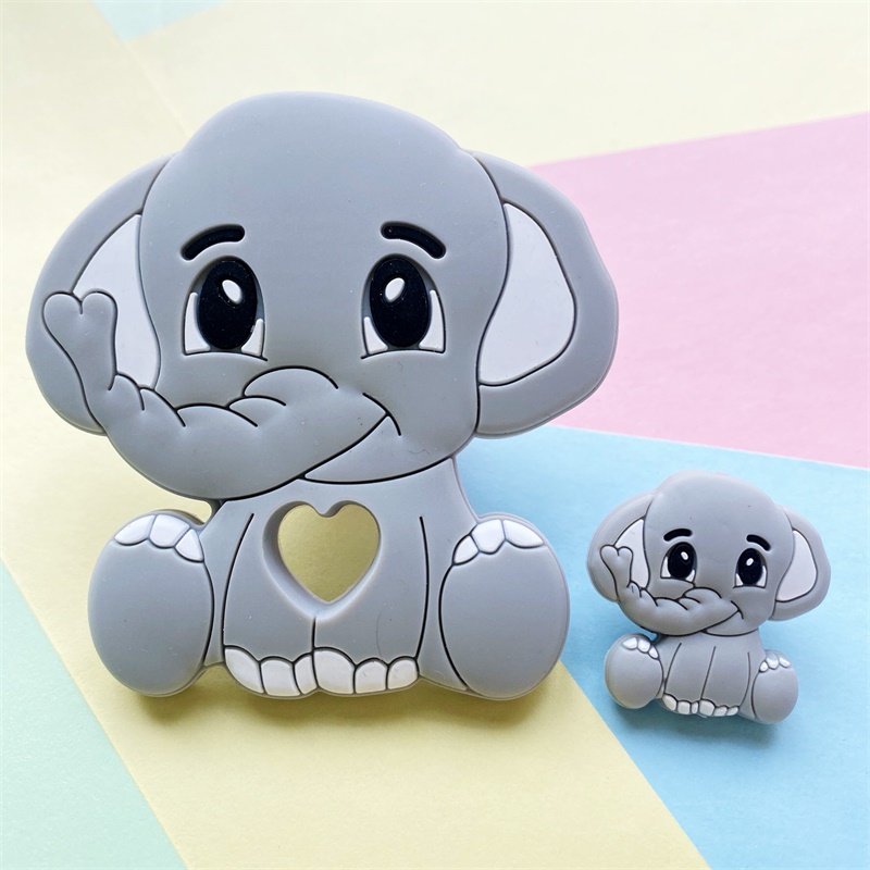 2pcs/Set Mini Silicone Elephan - đánh giá và giá Baby Products Photos