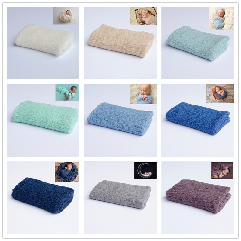 Newborn Photography Props Knit - đánh giá và giá Baby Swaddle Blanket