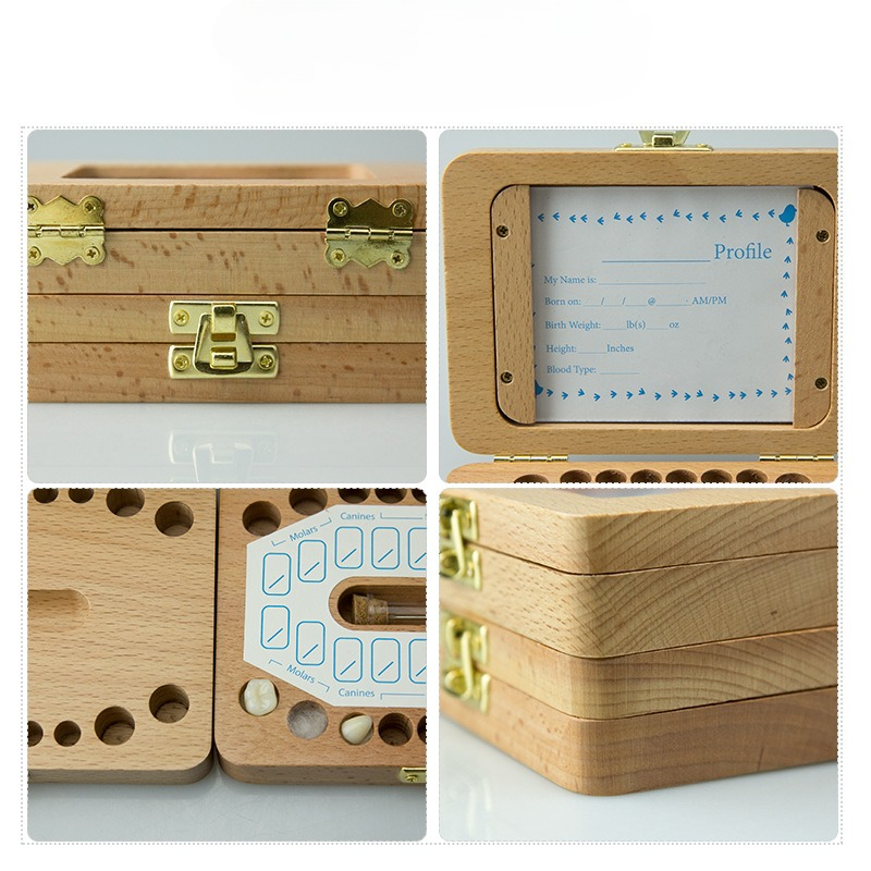 Wooden Photo Frame Baby Tooth  - đánh giá và giá Baby Products Photos