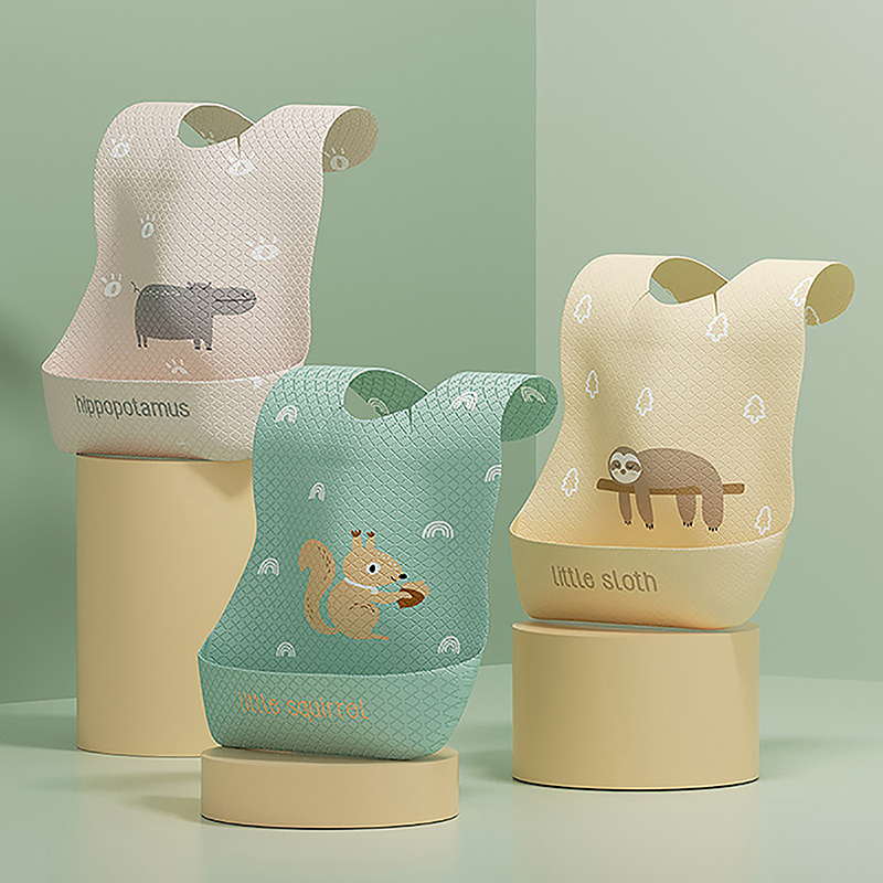 Waterproof Adjustable Food Fee - đánh giá và giá Silicone Baby Bibs